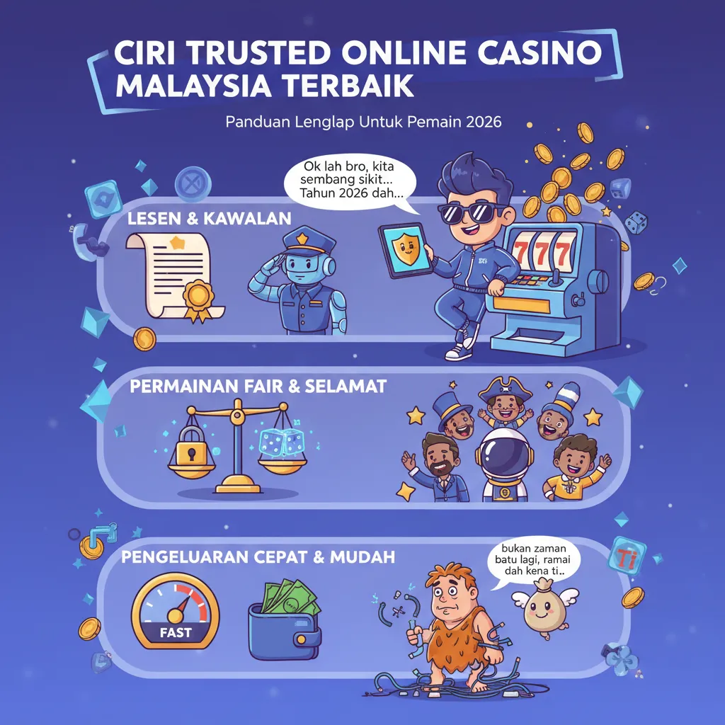 Ciri Trusted Online Casino Malaysia Terbaik