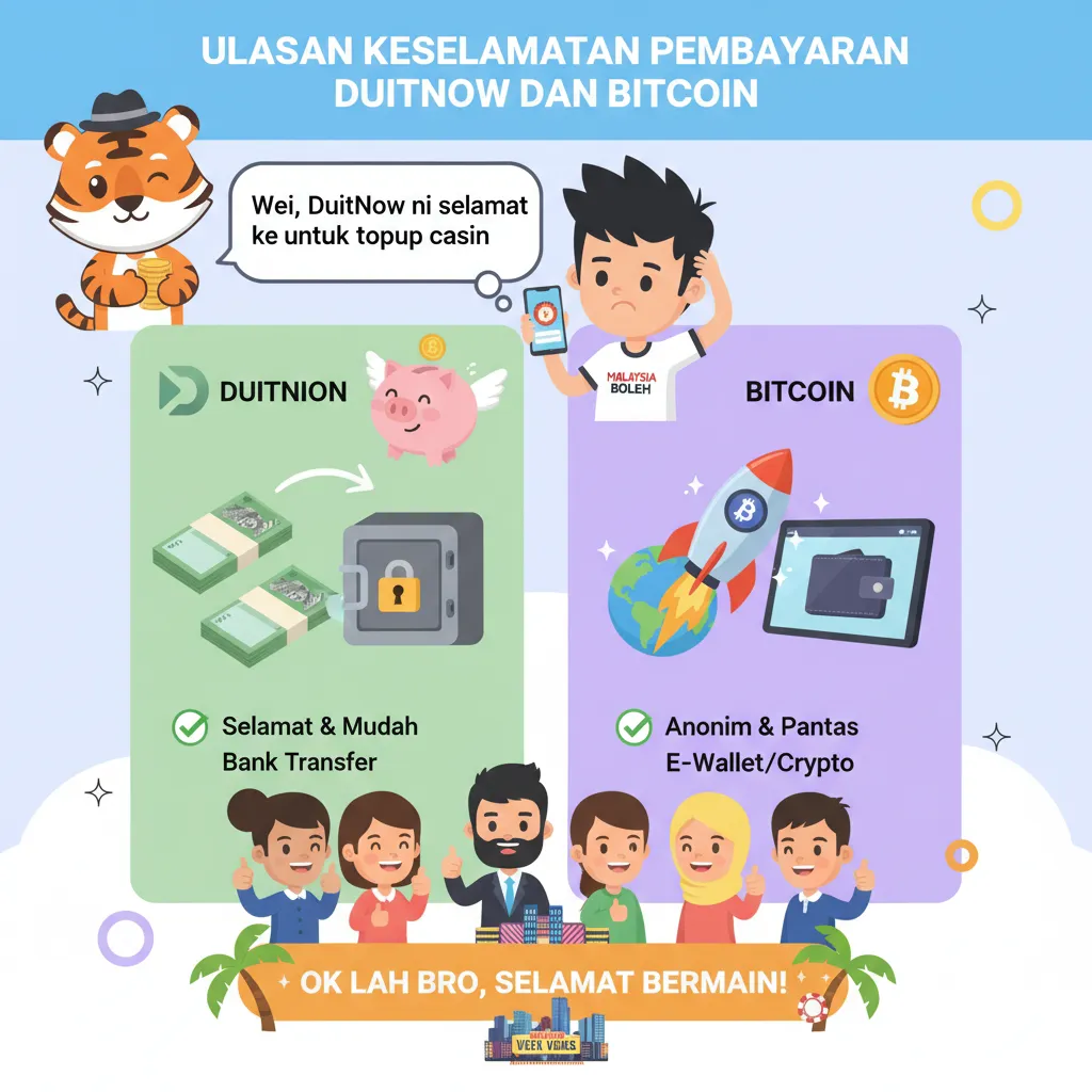 Ulasan Keselamatan Pembayaran DuitNow dan Bitcoin